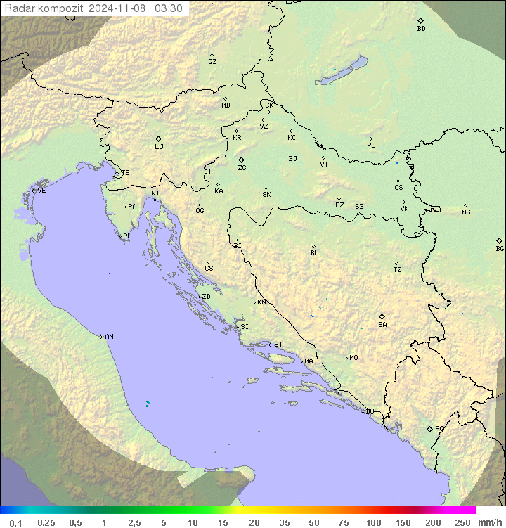 Padavine Hrvaška