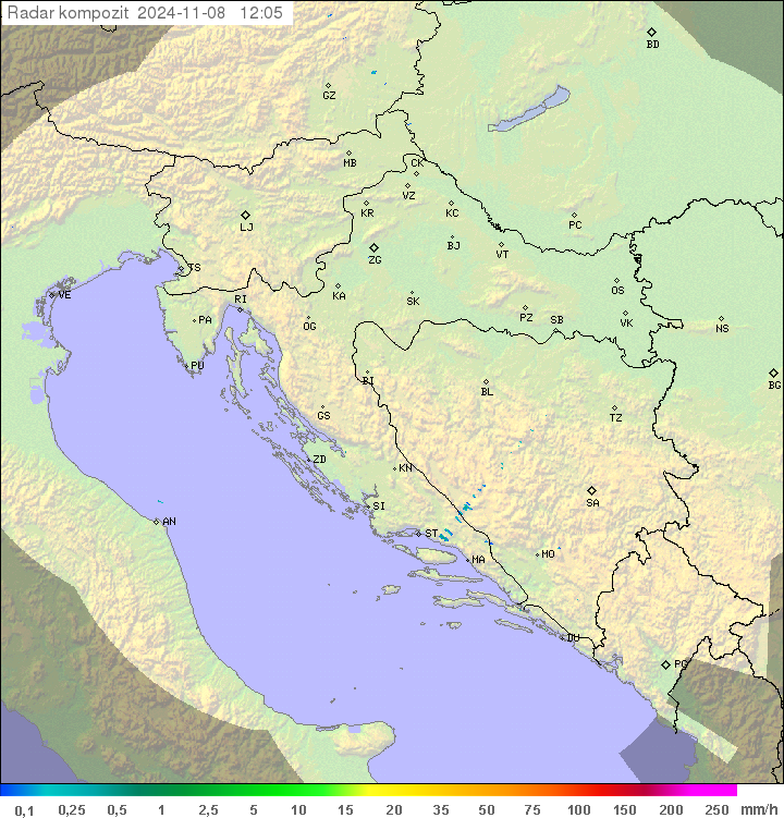 Padavine Hrvaška