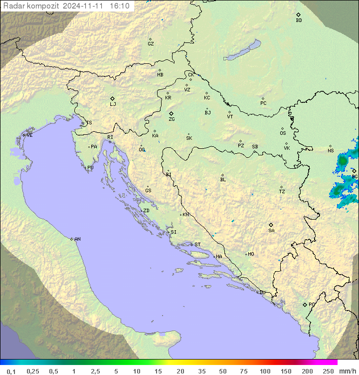 Padavine Hrvaška