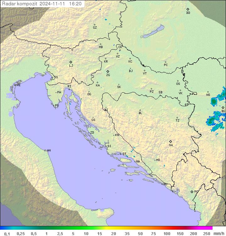 Padavine Hrvaška