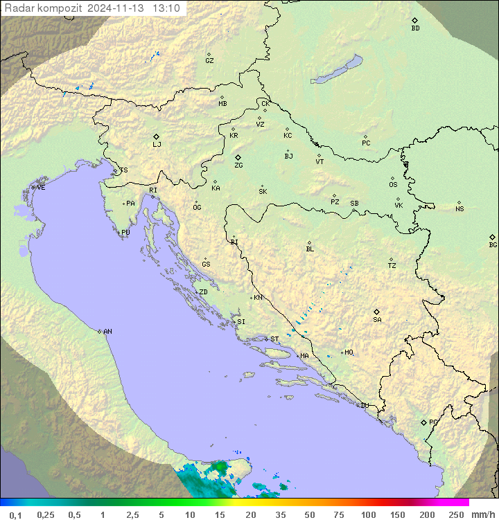 Padavine Hrvaška