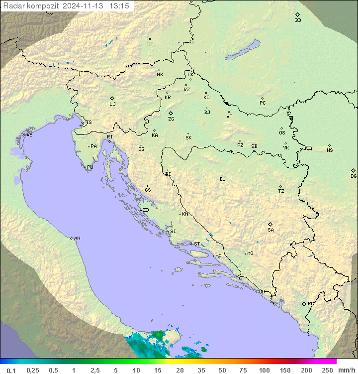 Padavine Hrvaška