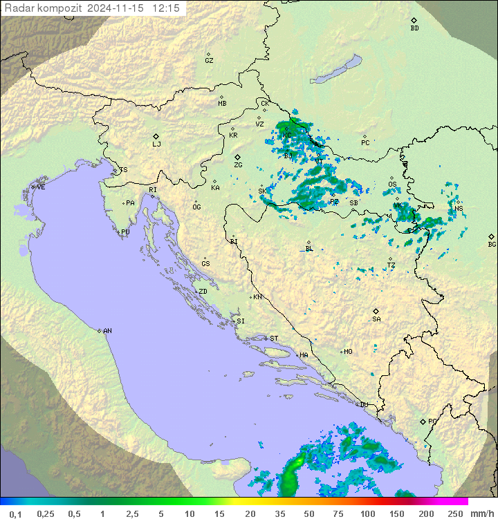 Padavine Hrvaška