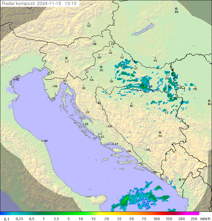 Padavine Hrvaška