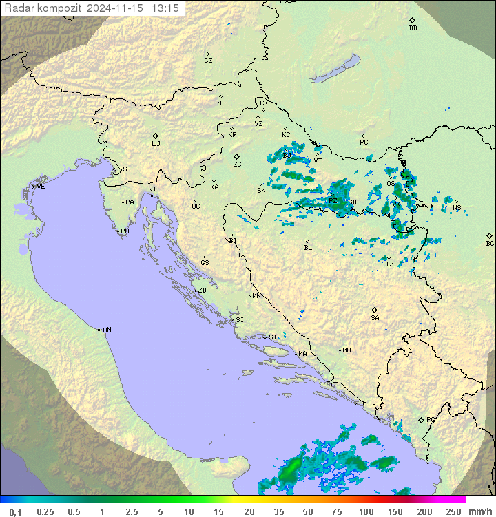 Padavine Hrvaška