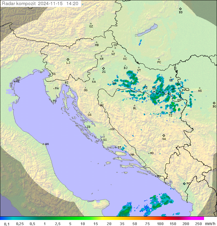 Padavine Hrvaška