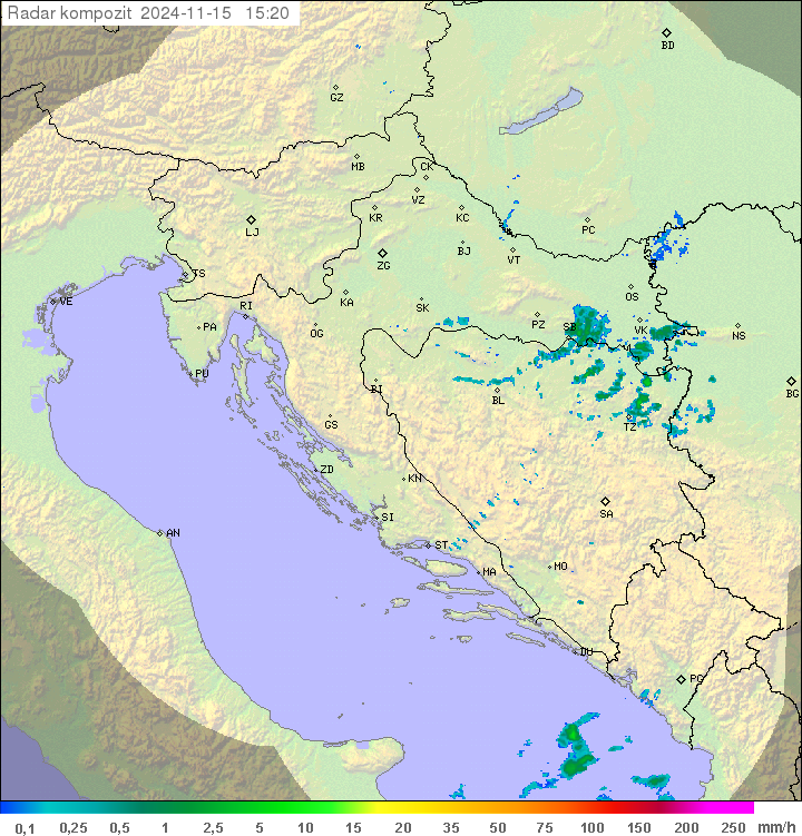 Padavine Hrvaška