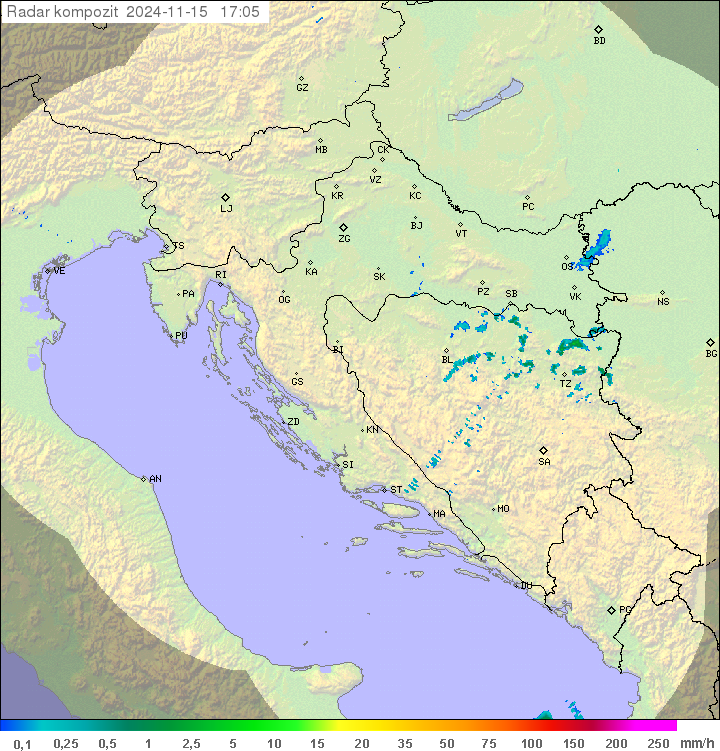 Padavine Hrvaška