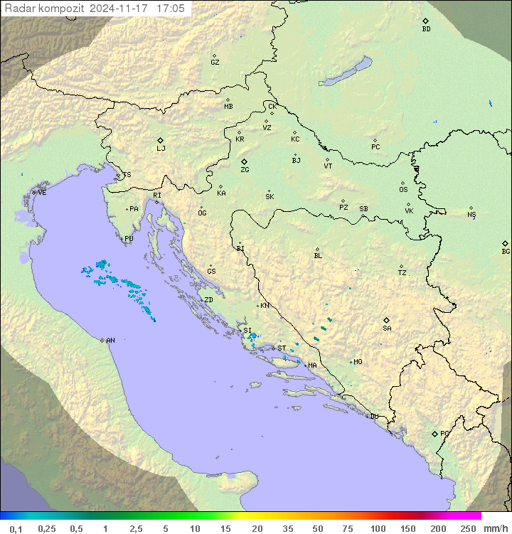 Padavine Hrvaška