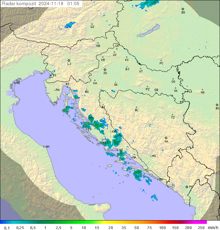 Padavine Hrvaška