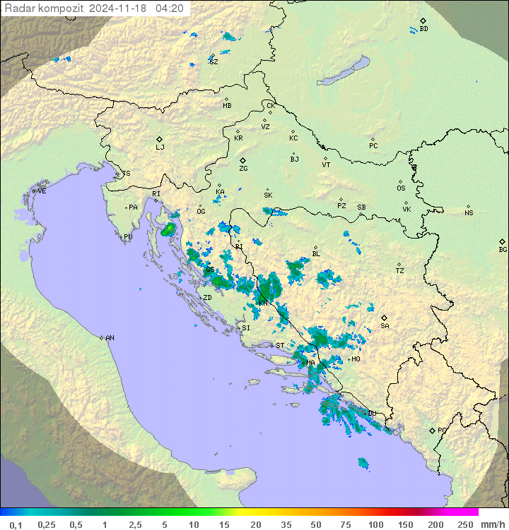 Padavine Hrvaška