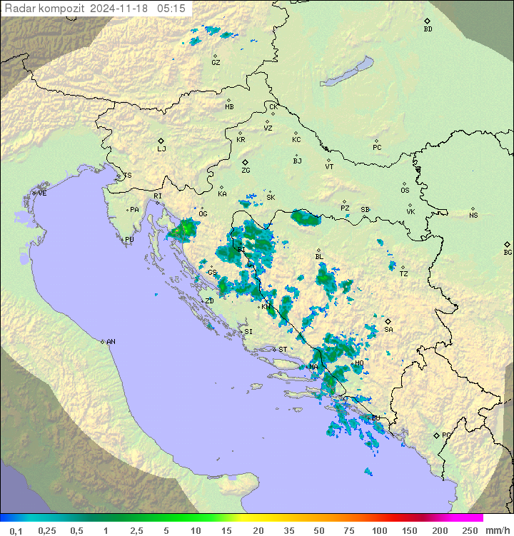 Padavine Hrvaška