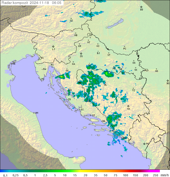 Padavine Hrvaška