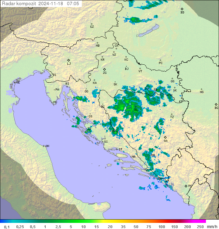 Padavine Hrvaška