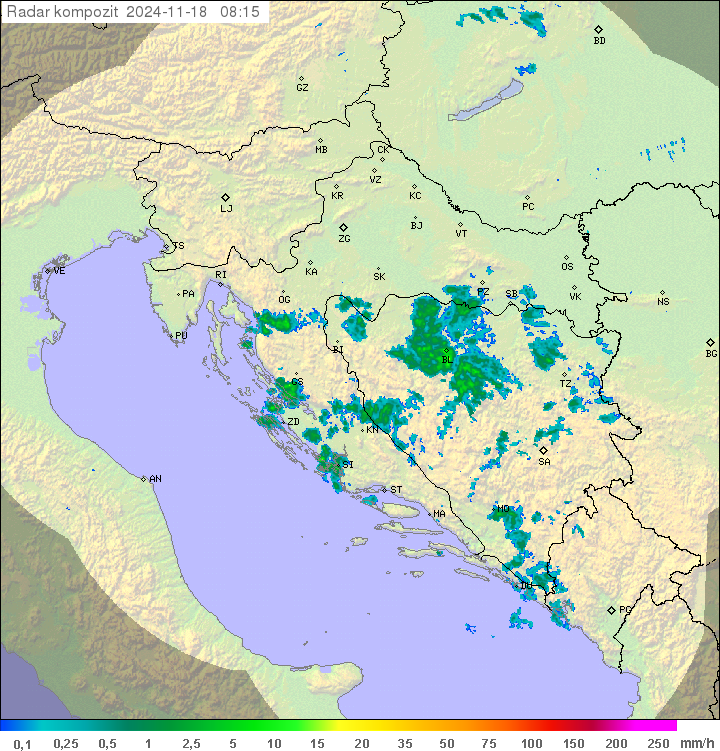 Padavine Hrvaška