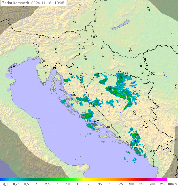 Padavine Hrvaška