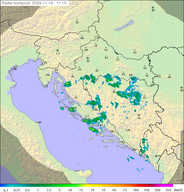 Padavine Hrvaška