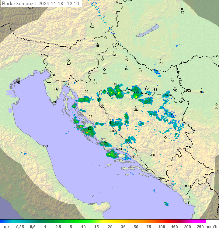 Padavine Hrvaška