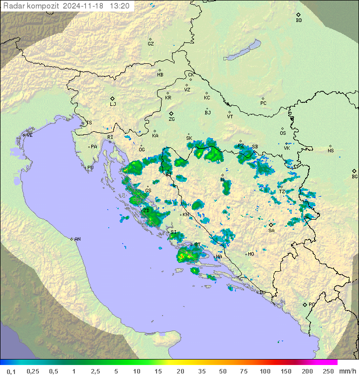 Padavine Hrvaška