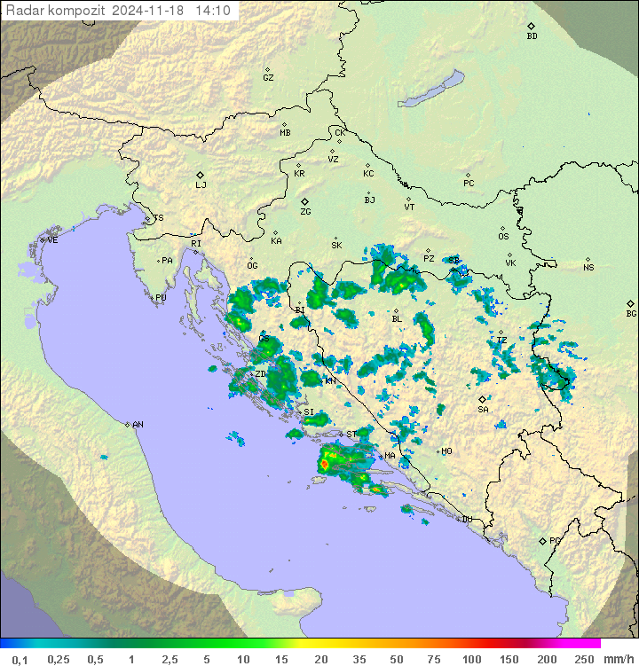 Padavine Hrvaška