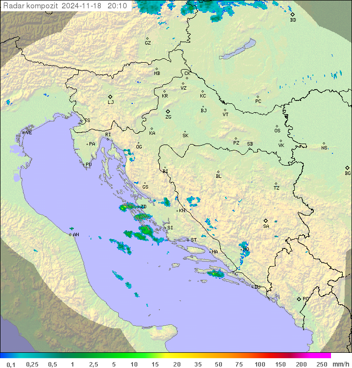 Padavine Hrvaška