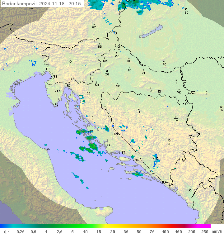 Padavine Hrvaška