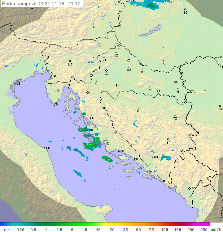 Padavine Hrvaška