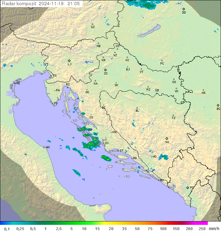 Padavine Hrvaška