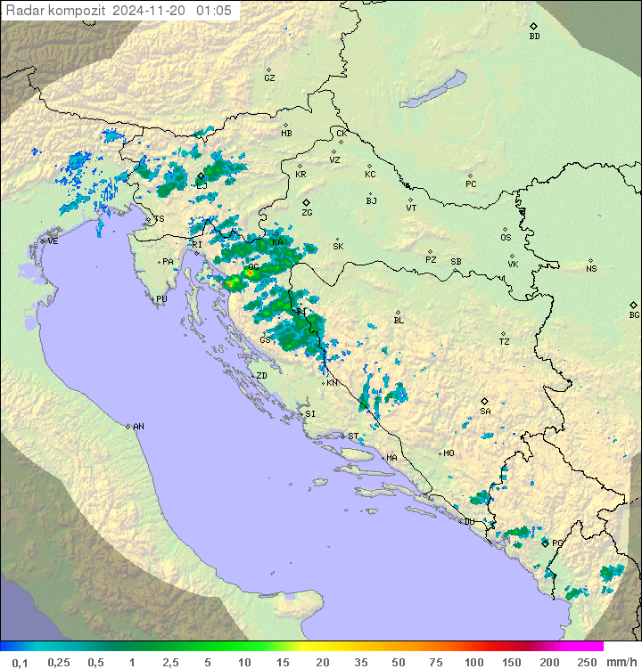 Padavine Hrvaška