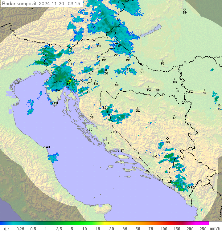 Padavine Hrvaška