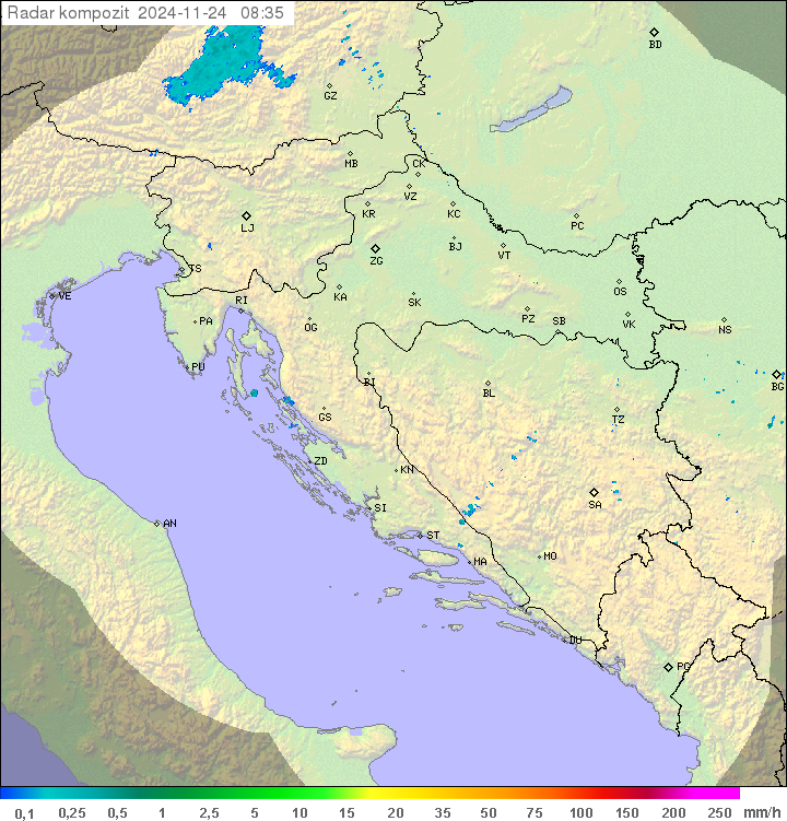 Padavine Hrvaška