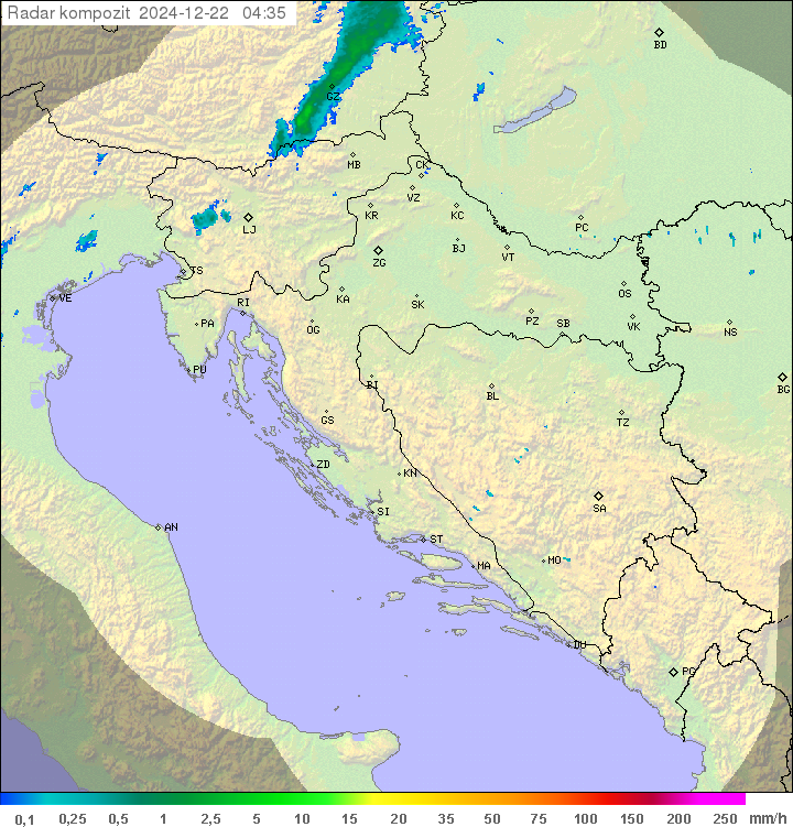 Padavine Hrvaška