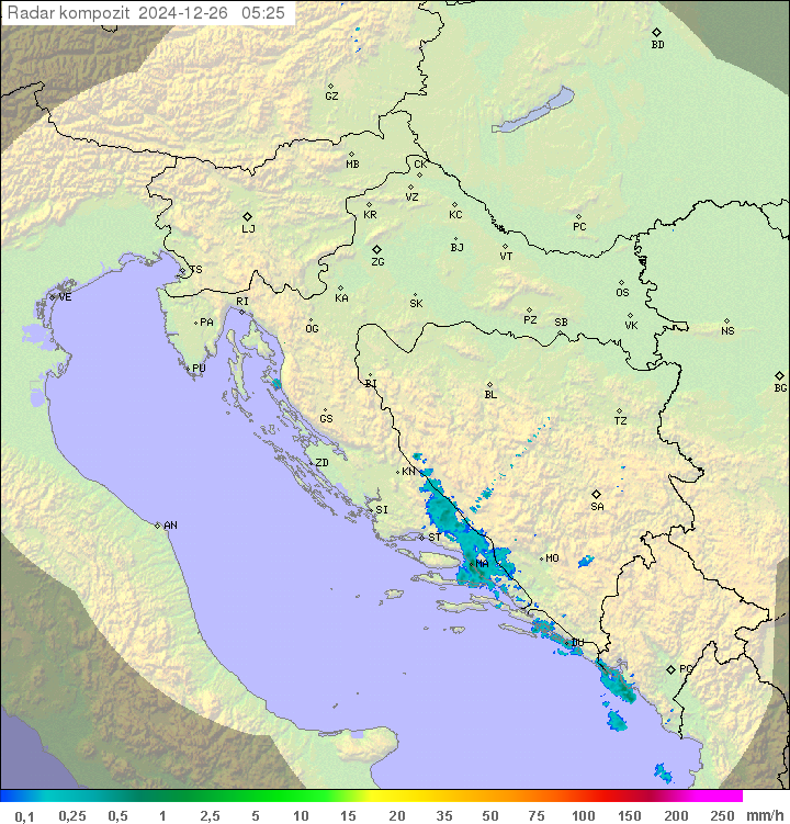 Padavine Hrvaška