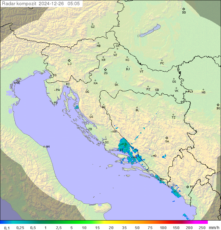 Padavine Hrvaška