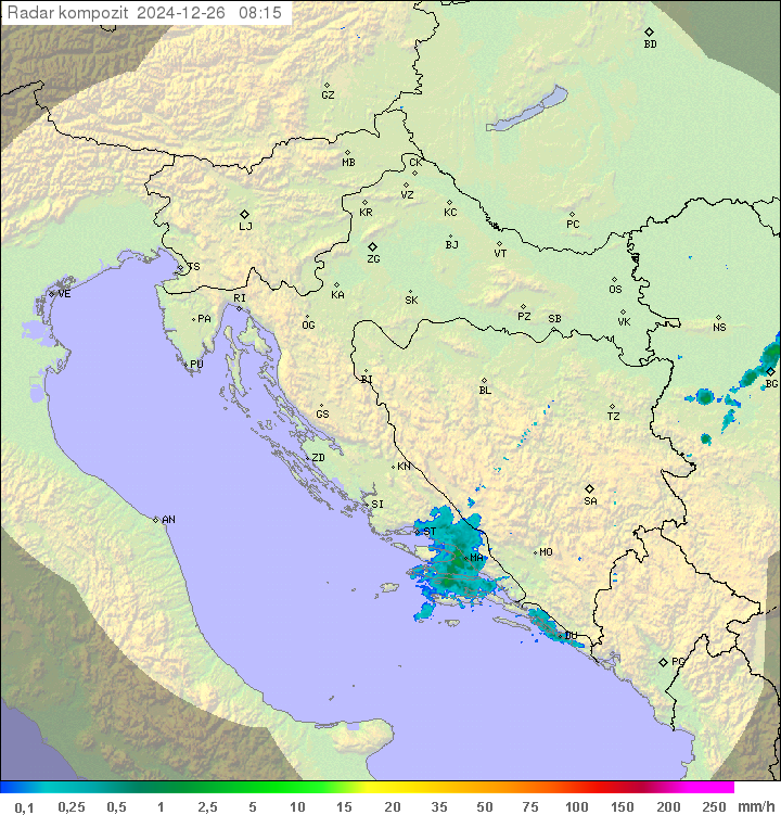 Padavine Hrvaška