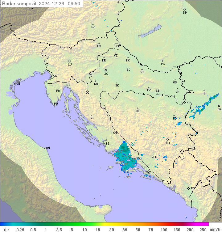 Padavine Hrvaška