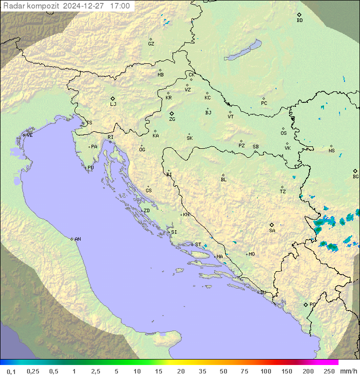 Padavine Hrvaška