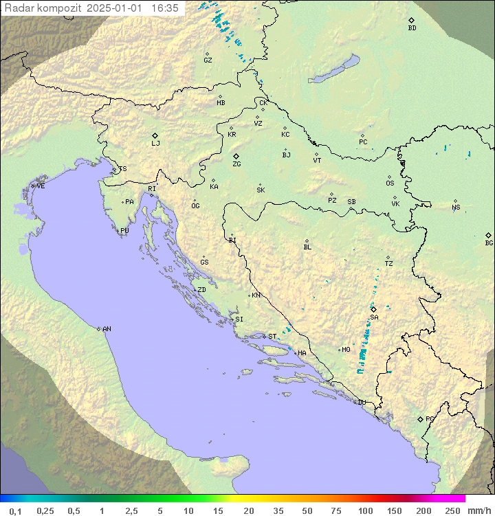 Padavine Hrvaška