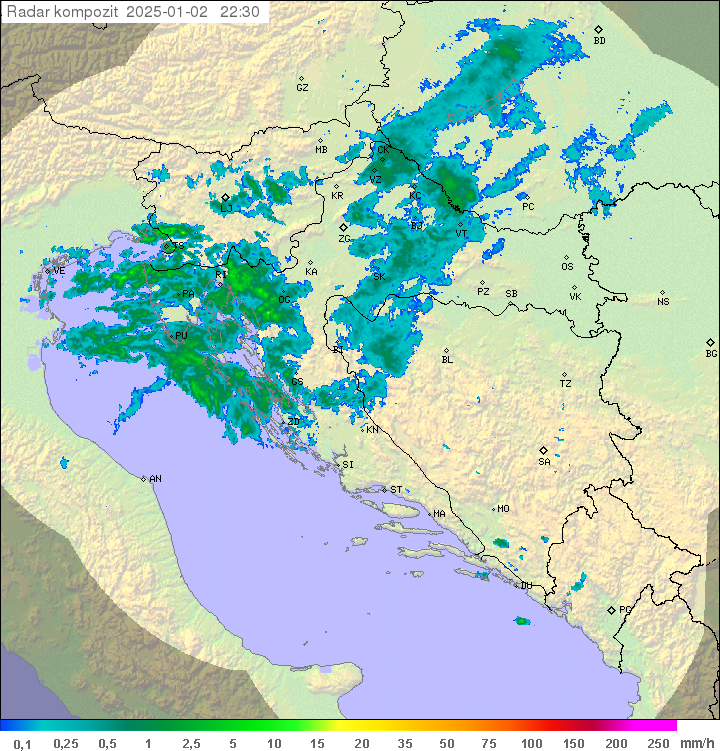 Padavine Hrvaška