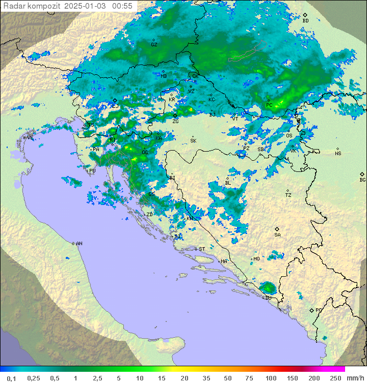 Padavine Hrvaška