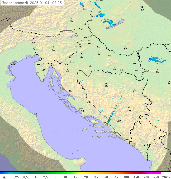 Padavine Hrvaška