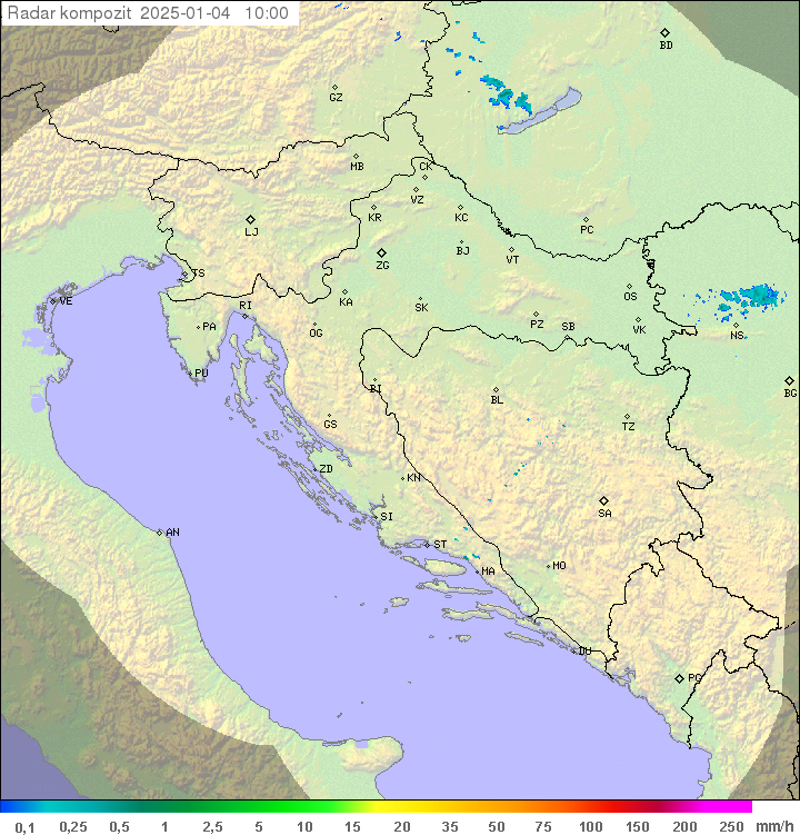 Padavine Hrvaška