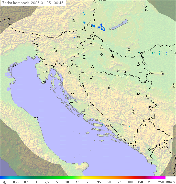 Padavine Hrvaška