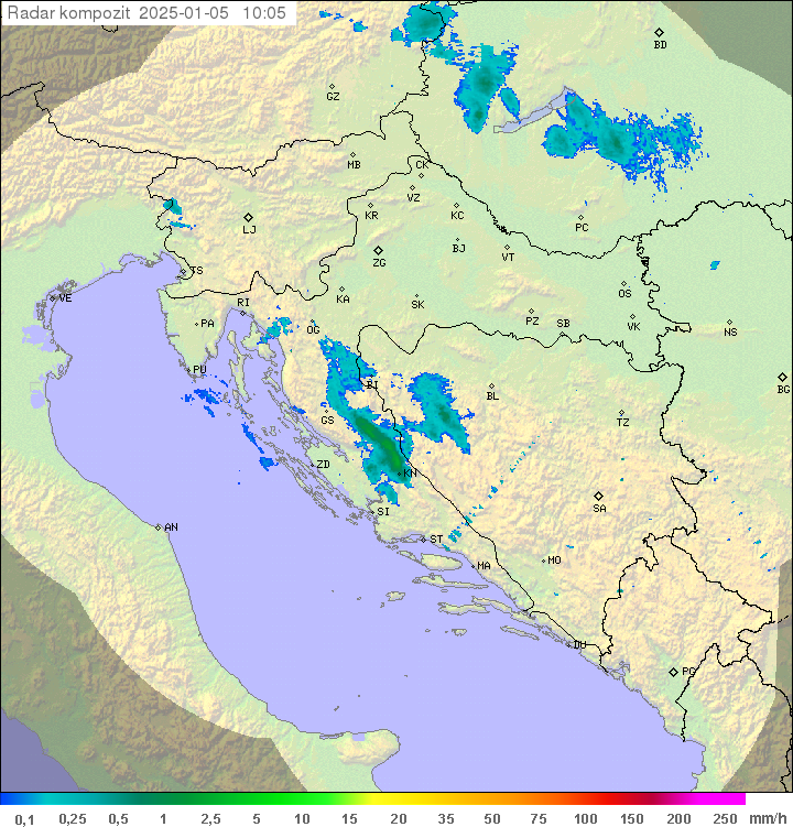 Padavine Hrvaška