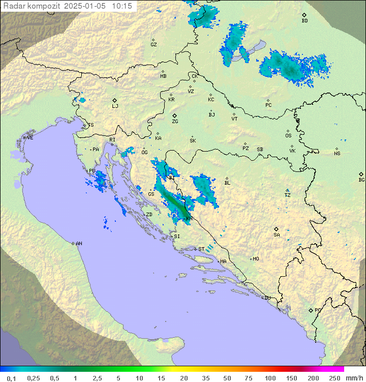 Padavine Hrvaška