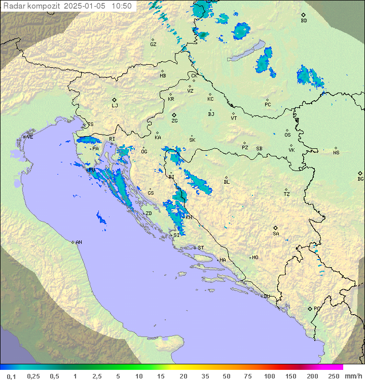 Padavine Hrvaška