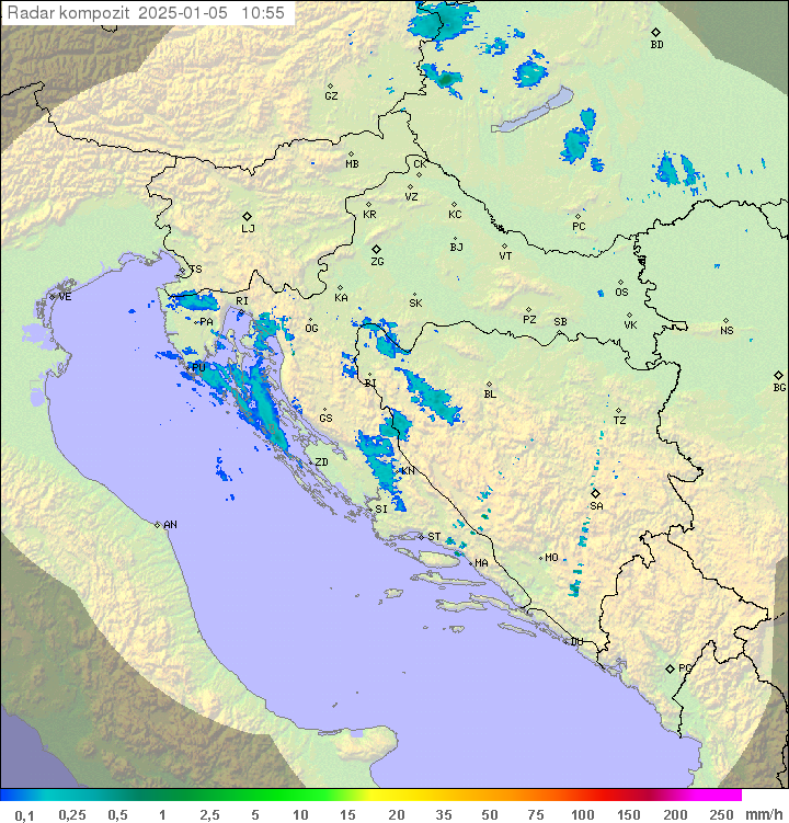 Padavine Hrvaška