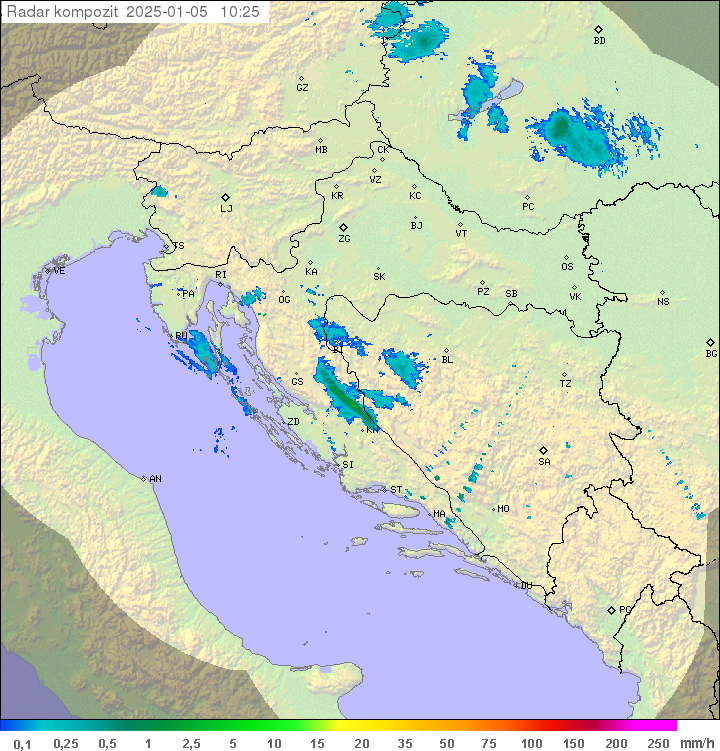 Padavine Hrvaška