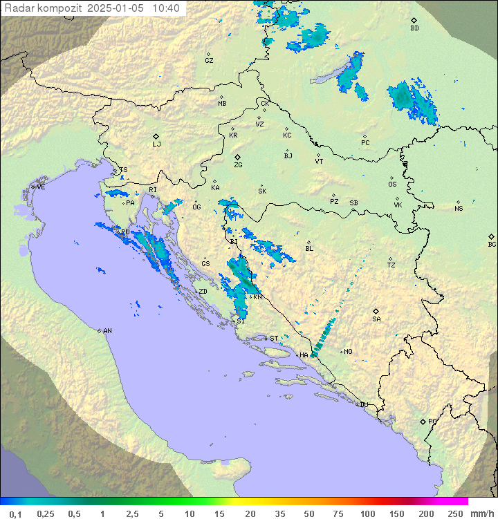 Padavine Hrvaška