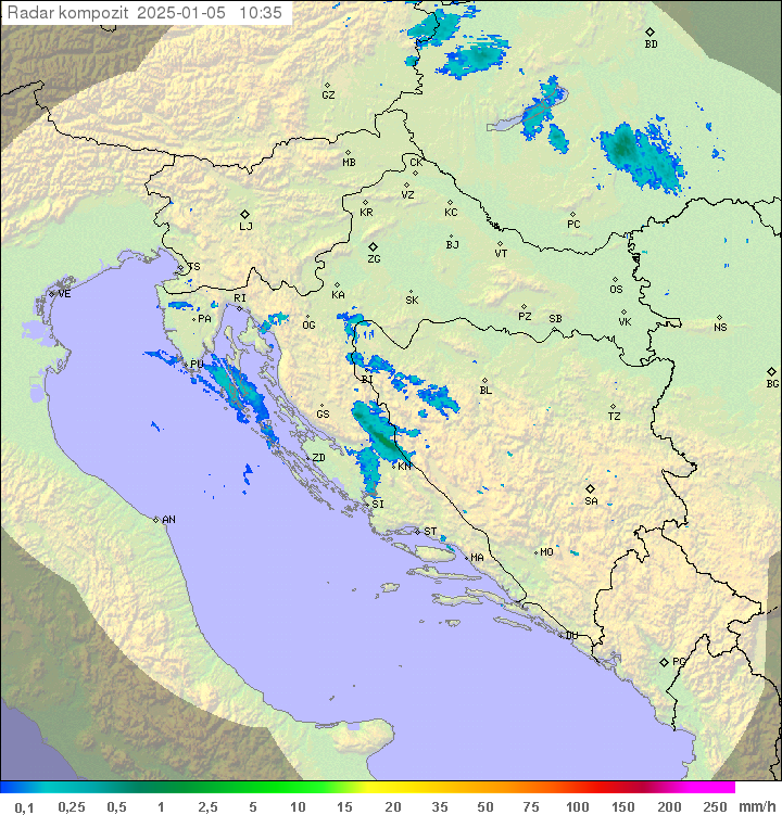 Padavine Hrvaška